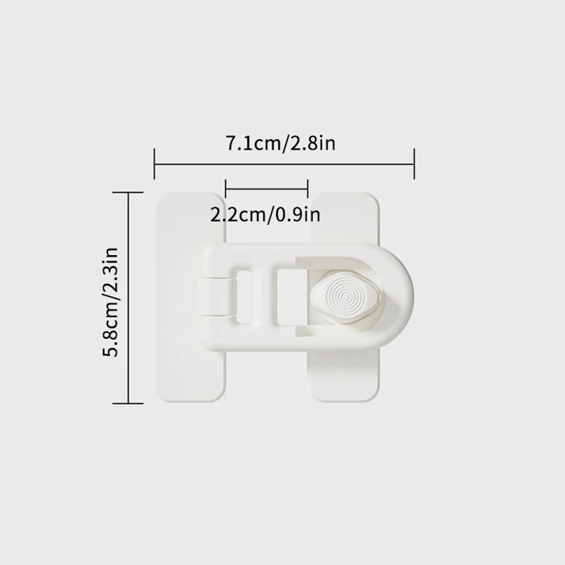 Fechadura de segurança para geladeira, proteção de segurança para crianças, móveis para casa, porta de armário, anti-abertura, dispensador de água, fivela de armário