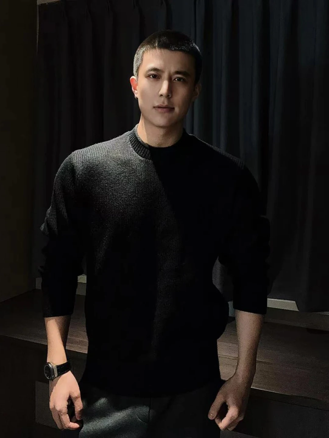 

Men's Slim Fit Knitted Sweater round Ne Warm Base Layer irt American Hard Man Sle Fall Winter ential Crew Ne Knitwear