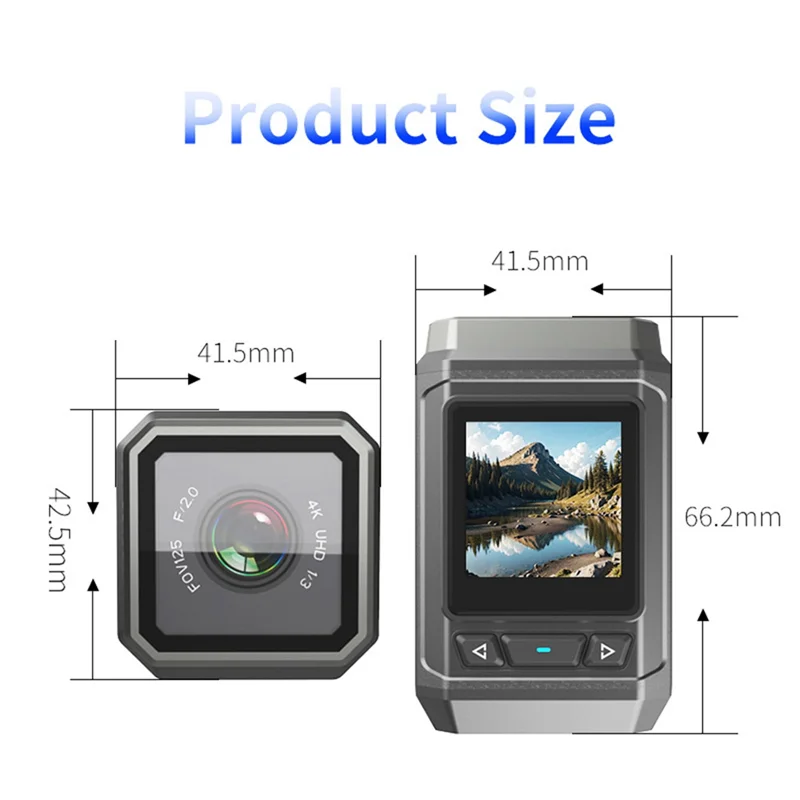 A33T-Wifi 4K 울트라 HD LCD 화면 방수 스포츠 카메라 오토바이 캠 자전거 사이클링 라이딩 레코더