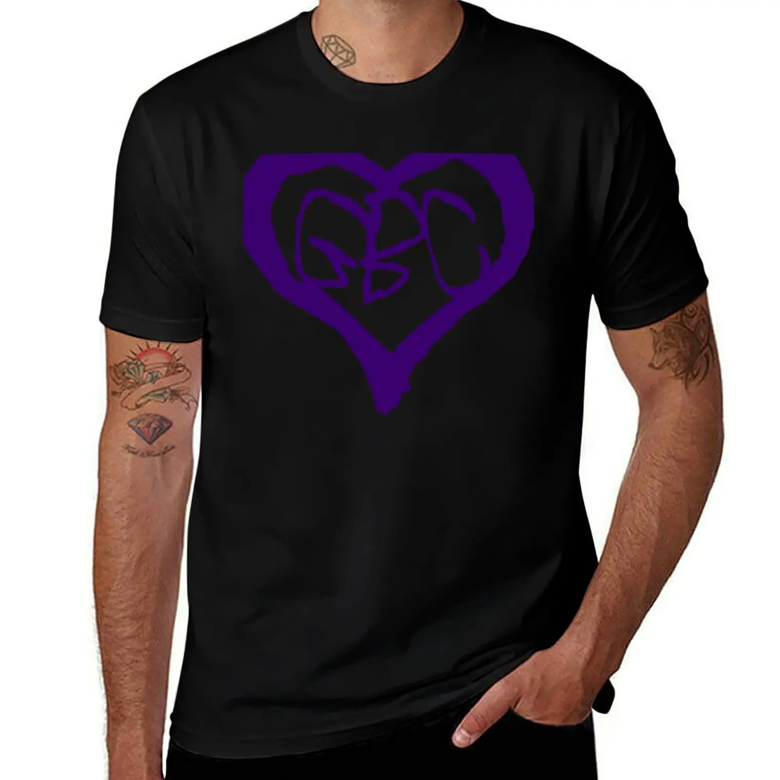 

Футболка GBC GOTHBOICLIQUE PURPLE HEART, мужские футболки, комплект белых футболок с принтами, футболка