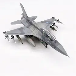 カフェブックシェルフバー用レトロプレーンモデル、f16ダイキャストファイター、1:72