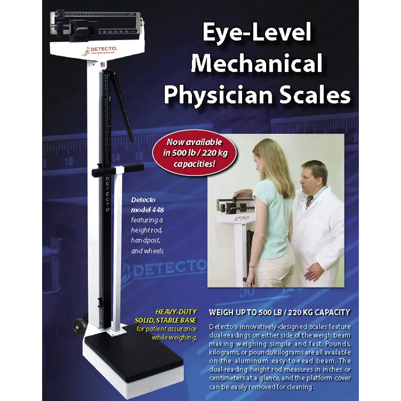 Timbangan Balok Tugas Berat Timbangan Dokter Timbangan Tinggi Badan dan Berat Badan