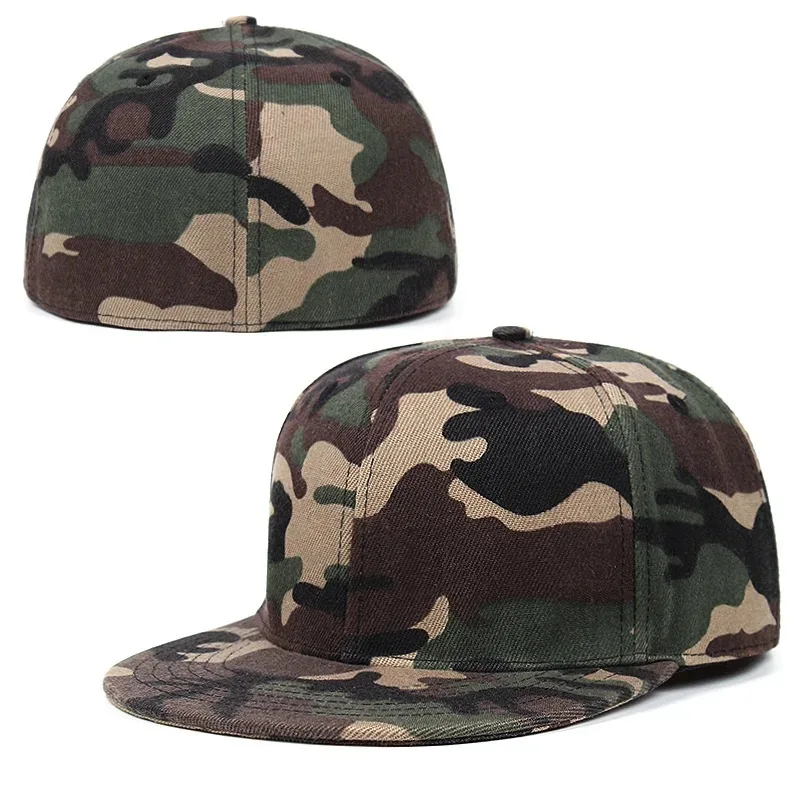 Geschlossene Baseballkappe für Erwachsene mit kleinem Kopf, für Damen und Herren, leere Hiphop-Snapback-Mütze, flache Kappen, 57 cm bis 59 cm – Detail 3