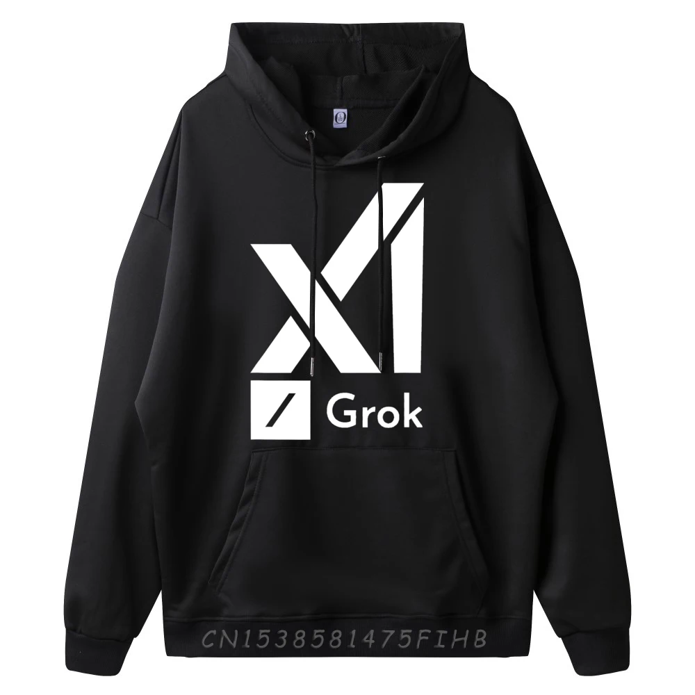Grok Ai World Is Funniest Crewneck Sweatshirt Design Hoodies Long Sleeve Graphic Casual Hoodies Slogan Mens