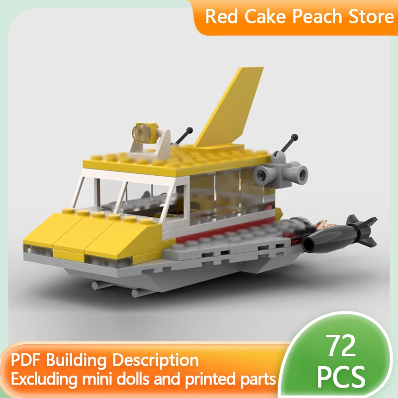 

Light Space Cruiser Model MOC Building Bricks War Equipment Modular Technology Gifts Holiday Assemble Children Toys Suit