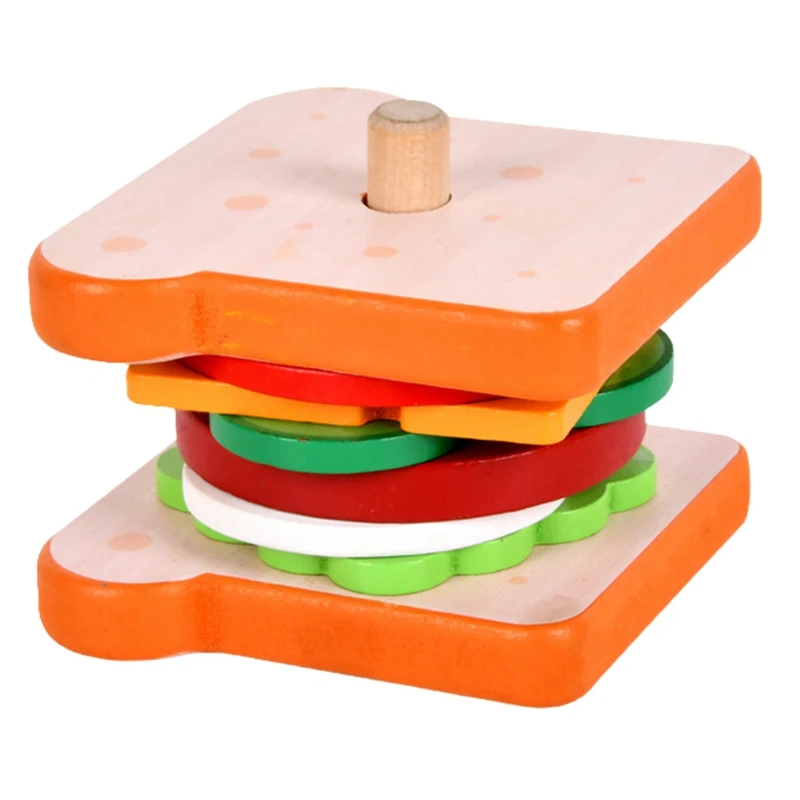 

Simulation Wooden Pretend Educational Food Cut And Assemble