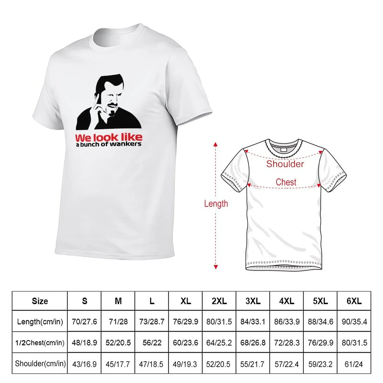 Camisetas gráficas de Gunther Steiner masculinas, parecemos um bando de Wankers, blusa F1, tops de anime