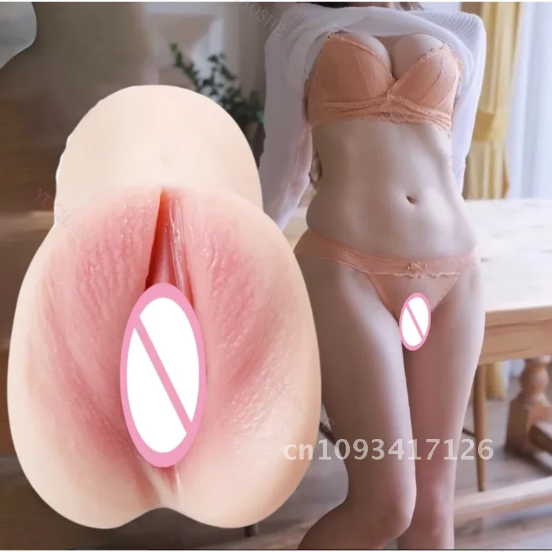 3D Artificial Vagina Pocket Pussy Real Vagina Anal 2 in 1  Male Masturbators Cup Realistic Artificial Vagina Sex Toys for Men