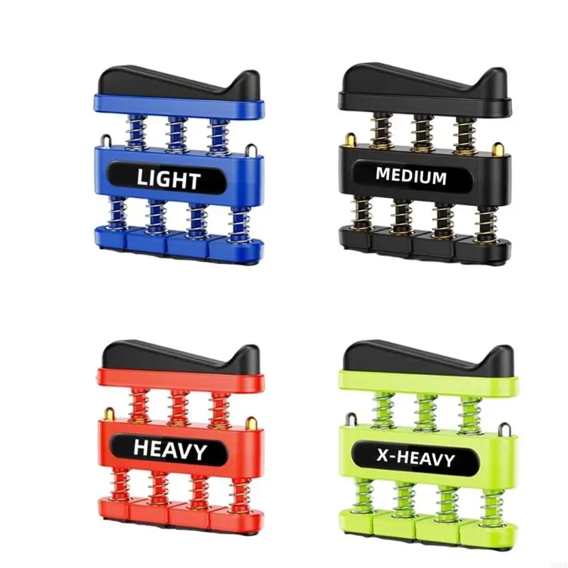 Finger Strength Trainer for Musicians Guitar Players, Easy Carry Finger Strengthener for Home Office Travel Training 69HD