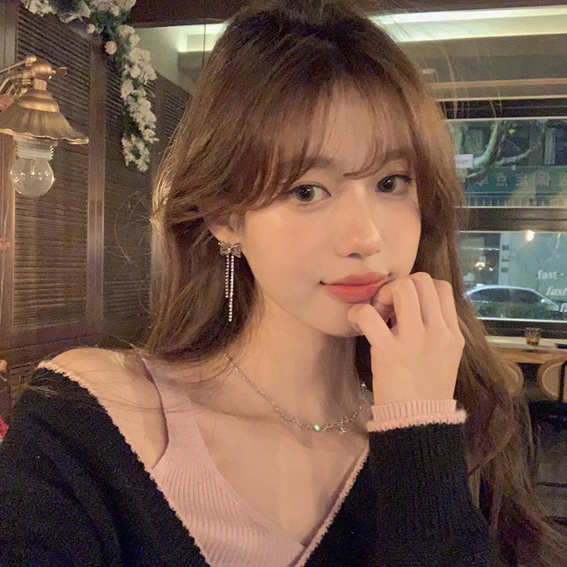 

Длинные серьги-бабочки с кисточками, 1 пара