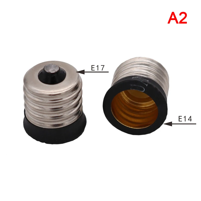 E17 Zu Europäischen E14 Leuchter Basis Sockel LED Glühbirne Lampe Adapter Halter