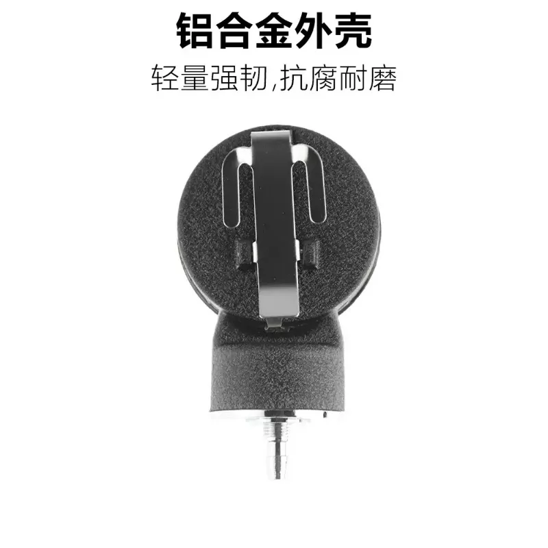Holding A Gas Pressure Gauge, An Inflatable Pressure Gauge, A Leak Gauge, and A Hand-pinched Inflatable Endoscope Leak Gauge