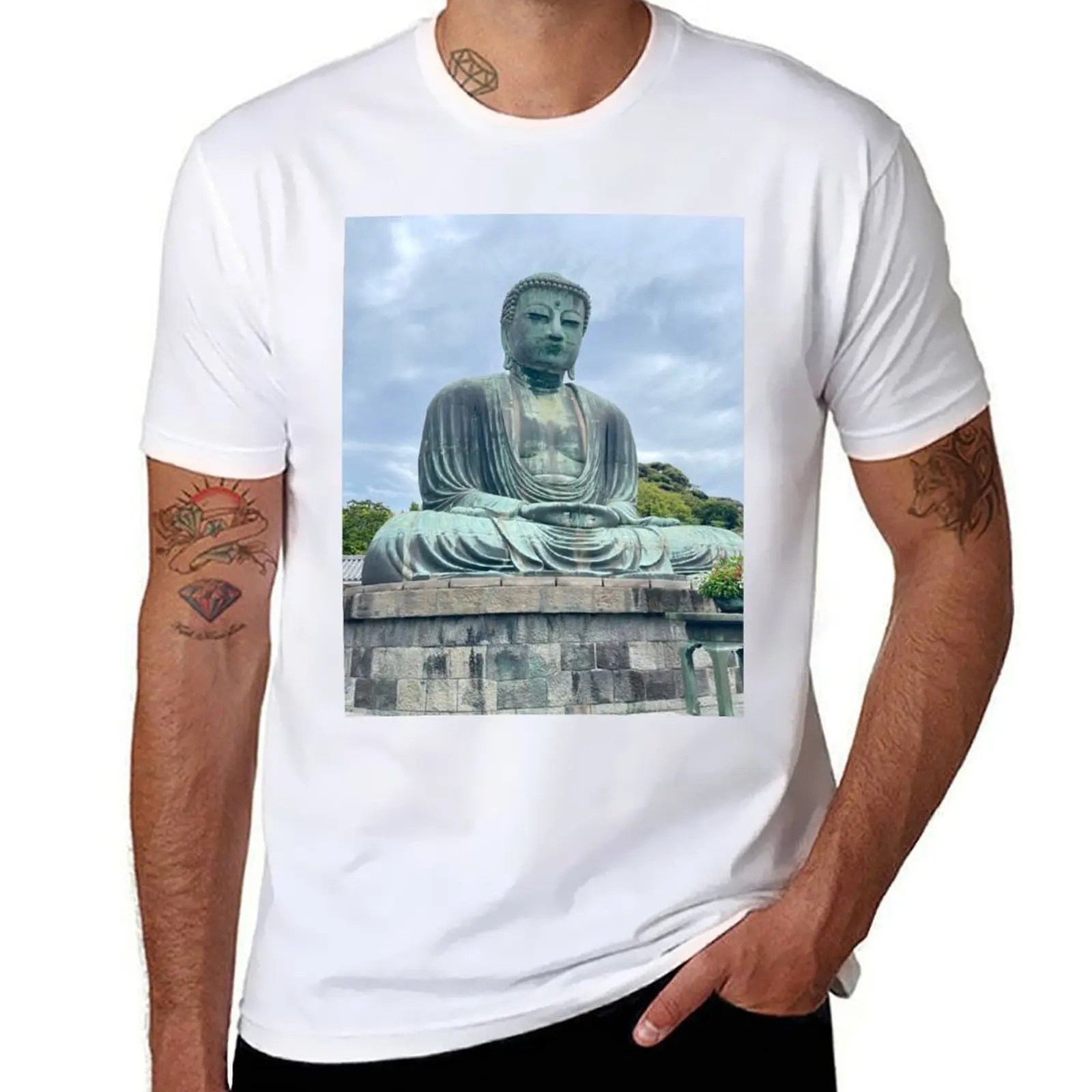 

Great Buddha of Kamakura, Japan T-Shirt cotton t shirt man mens graphic t shirts t shirts designer T-Shirt