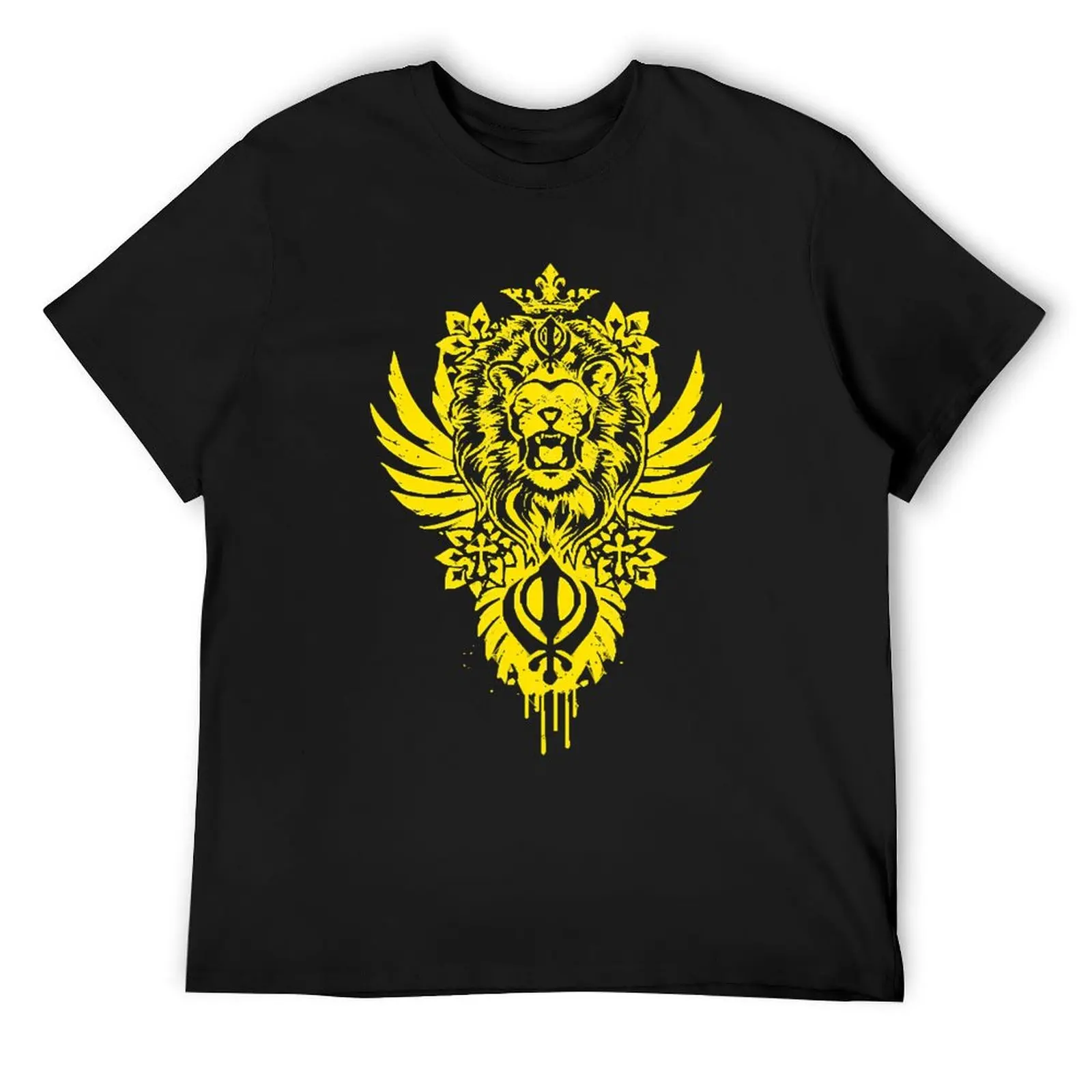 

Khanda Warrior T-Shirt plus size tops vintage t shirts anime blanks fitted t shirts for men