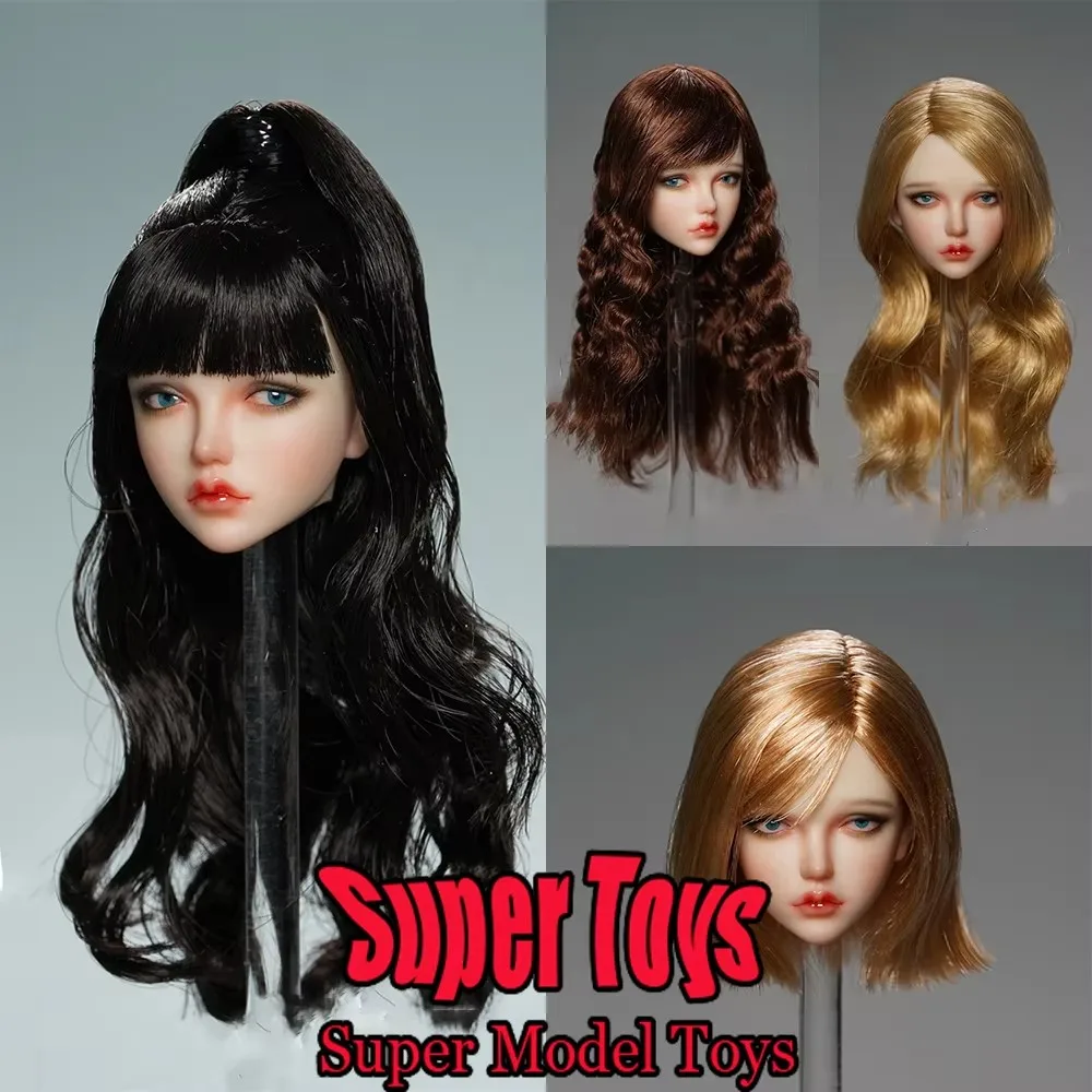 

KID KING KKP005 масштаб 1/6, скульптура головы солдата-женщины, CARLIN, белая кожаная красивая голова, резьба для 12-дюймовой экшн-фигурки, тела