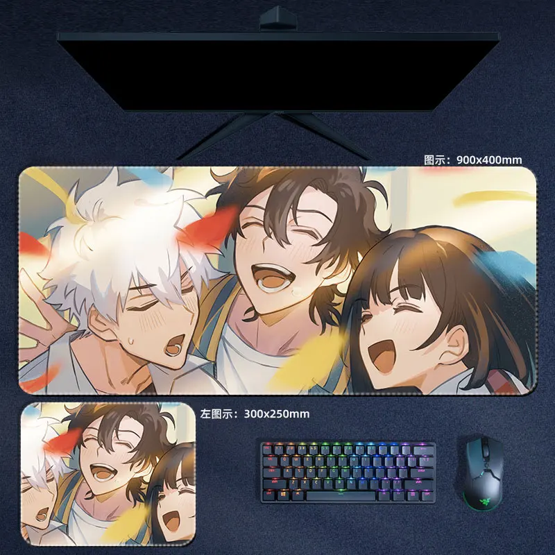 Anime Link Click Mousepad Cheng Xiaoshi Lu Guang XXL Mouse Pad Computer Keyboard Padding Shiguang Dailiren Accessories Desk Mat