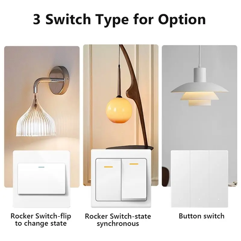 ABGR-2X تويا زيجبي 3 CH لتقوم بها بنفسك مفتاح ذكي 3-Way التحكم في الضوء التتابع الحياة الذكية اللاسلكية التحكم عن بعد زيجبي وحدة تبديل