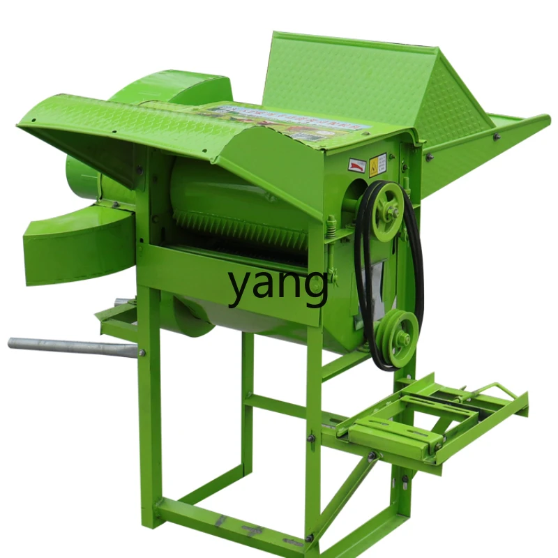 YJQ Multifunctional thresher Small agricultural rice Sorghum rapeseed threshing Household harvester