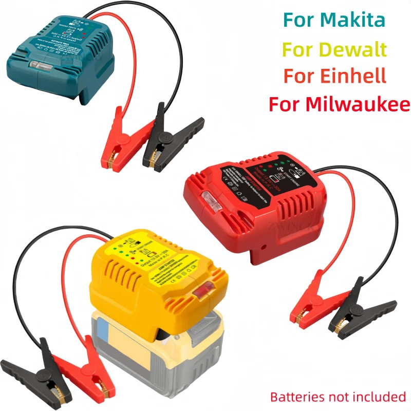 

Автомобильные перемычки для Makita/Milwaukee/Dewalt/EINHELL 18 В 11AWG, кабель адаптера запуска аккумулятора