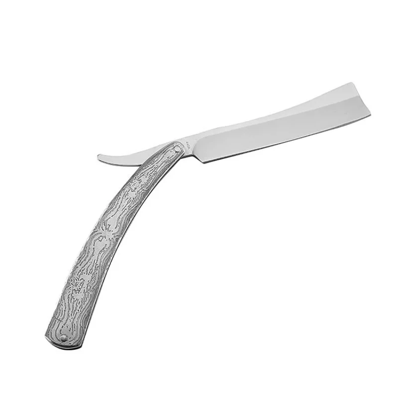 Shave Knife Folding Knife New Straight Edge Stainless Steel Shaper Barber Razor  Shaving  Aluminum Alloy Handle P101