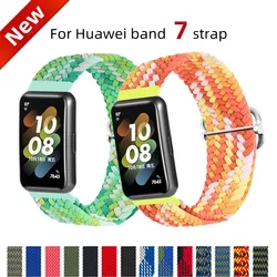 Huawei Band 7用の弾性ナイロンストラップ,HuaweiBand7用の交換用ストラップ