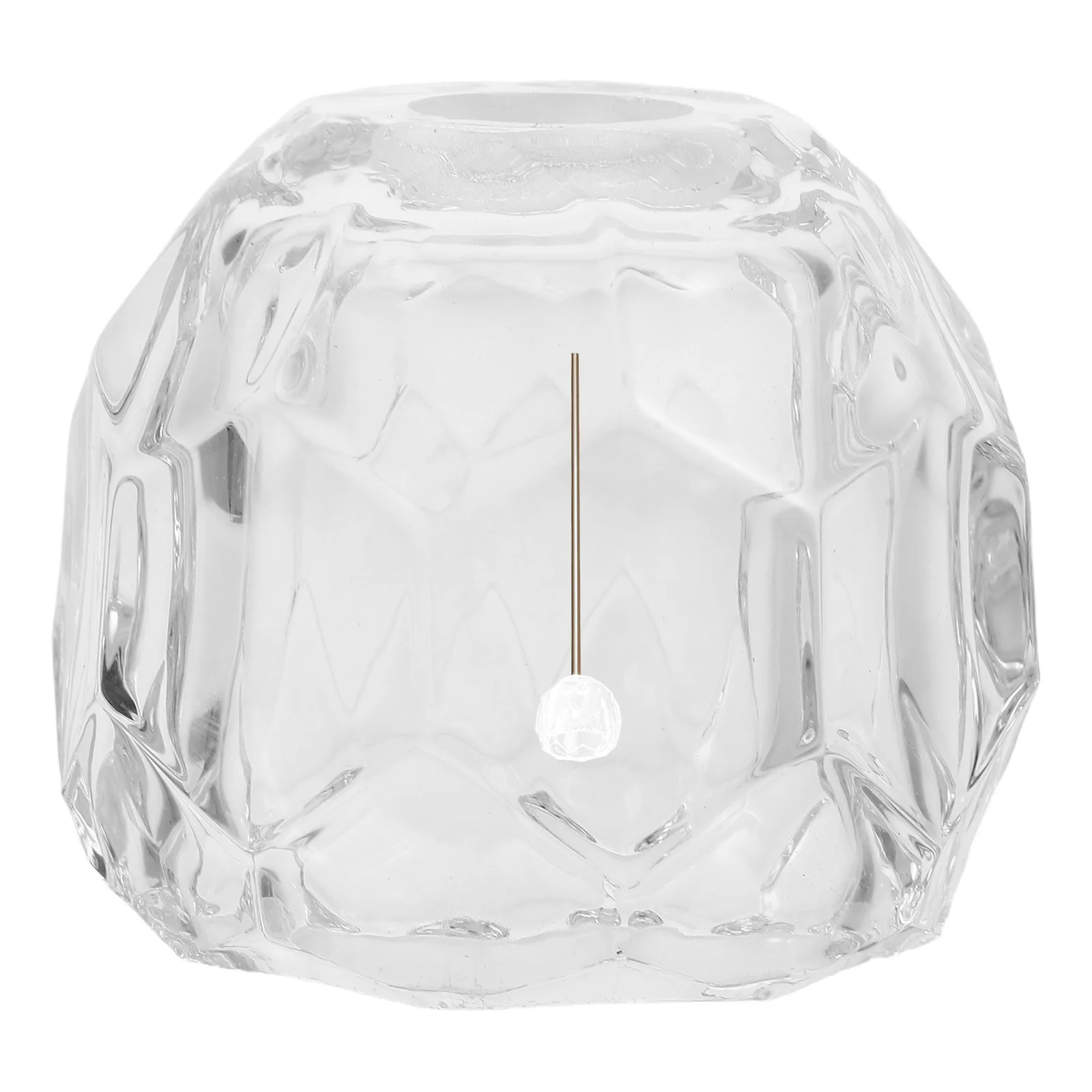 

Modern Clear Glass Globe Shade Replacement Spherical Small Open Neck Pendant Lamp Cover for Chandelier Wall Sconce Ceiling Fan