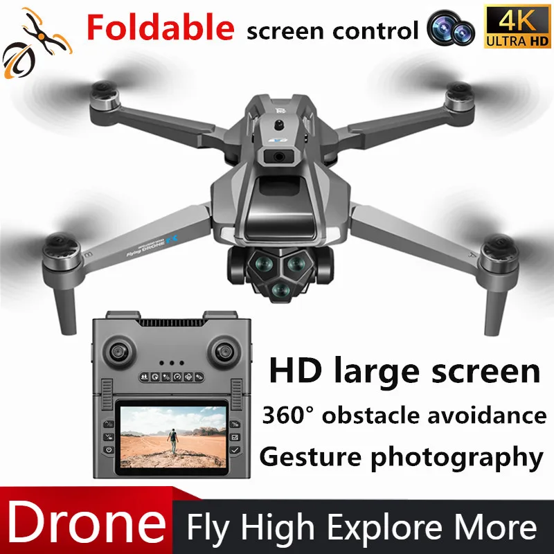 M66 MAX Professional Drone 4K HD Camera Screen Remote Control With Folding RC Drone Obstacle Avoidance Optical Flow Hover