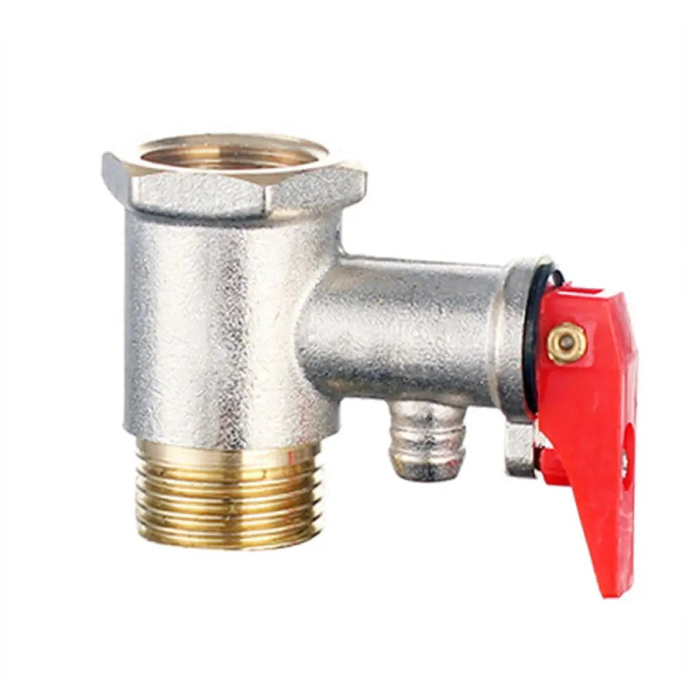 High Stability Brass Pressure Relief Valve DN15 For Water Heater Safety Valve Universal Copper Plumbing Hardware Accessory
