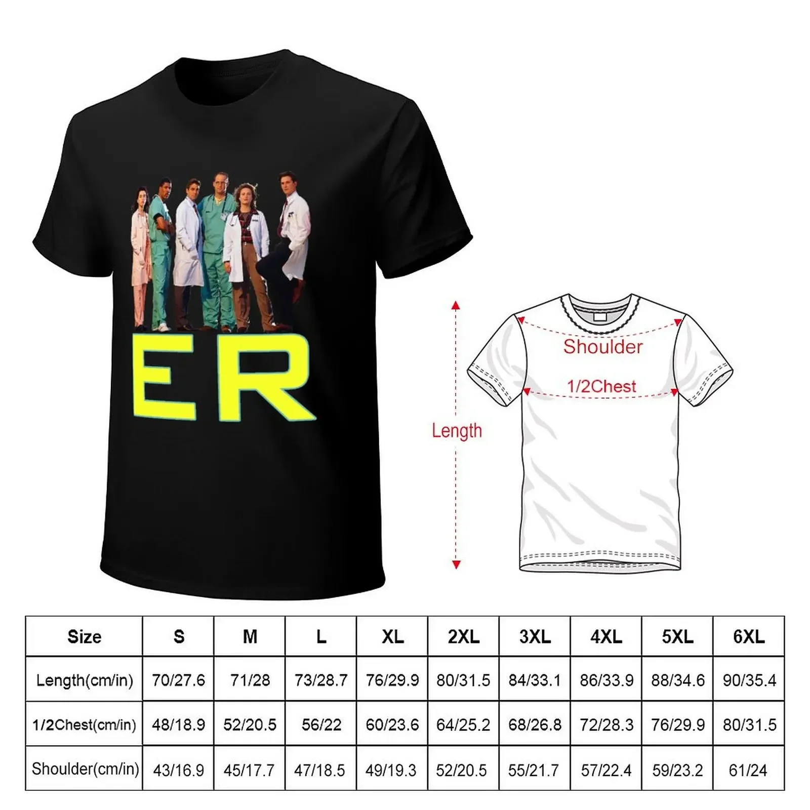 E.R. 90s CAST YOUNG GEORGE CLOONEY TRIBUTE T-Shirt for a boy summer clothes tops plain t shirts men