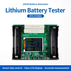 Bateria typu C Tester pojemności MAh MWh bateria litowa moduł wykrywacz zasilania baterii wyświetlacz cyfrowy LCD 18650 Tester baterii