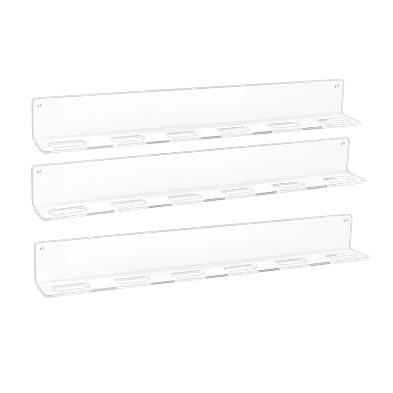 AA51 Sunglasses Rack Wall Clear Acrylic Eyewear Display 6 Slots Glasses Storage Organizer