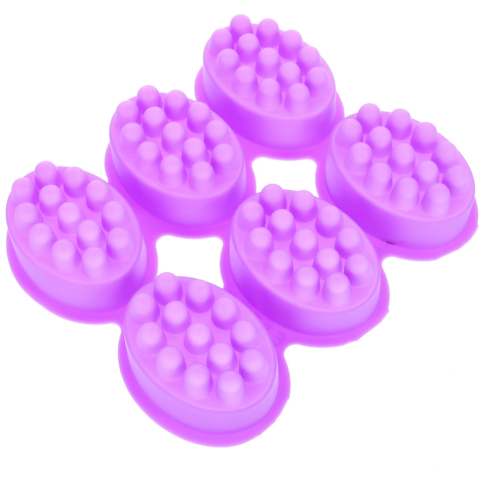 1pc 3D Silicone Soap Mold Massage Shape Mold for Massage Therapy Soap Making Tool Oval Spa Soap Mould Crafts Accessories