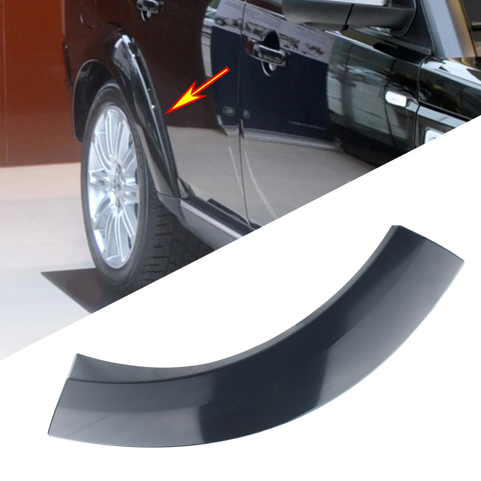 For Land Rover LR3 / Discovery 3 2005-2009 Car Rear Wheel Fender Wheel Flares Extension Arch Moulding LR4/Discovery 4 2010-2016