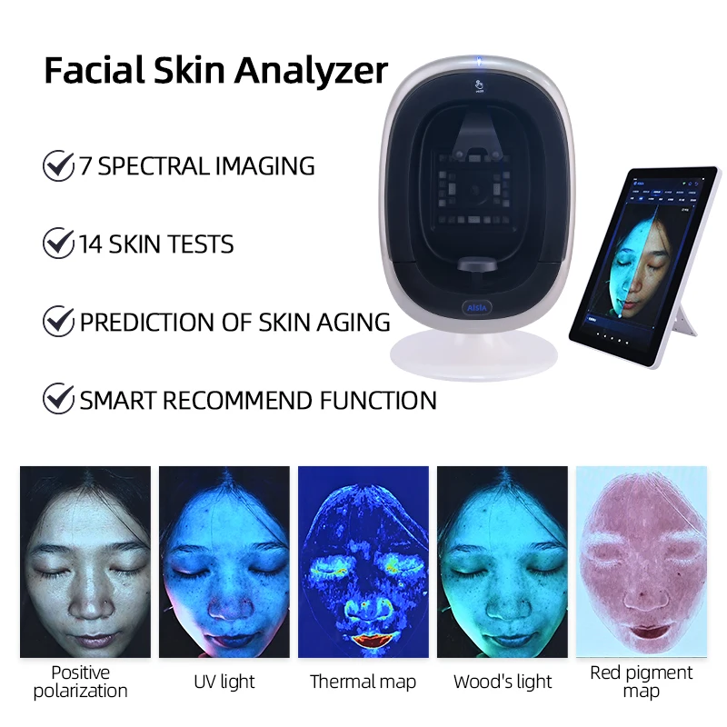 The Skin Detector Can Accurately Identify The Subtle Changes Of Skin Color Skin Texture Fine Lines ,Spots Inflammation And So On