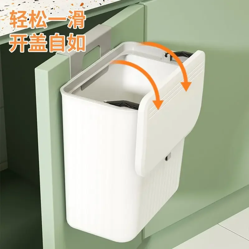 Household Garbage Can Storage Bin Kitchen Garbage Can Toilet Garbage Can Wall-mounted Garbage Can Suspended Garbage Can