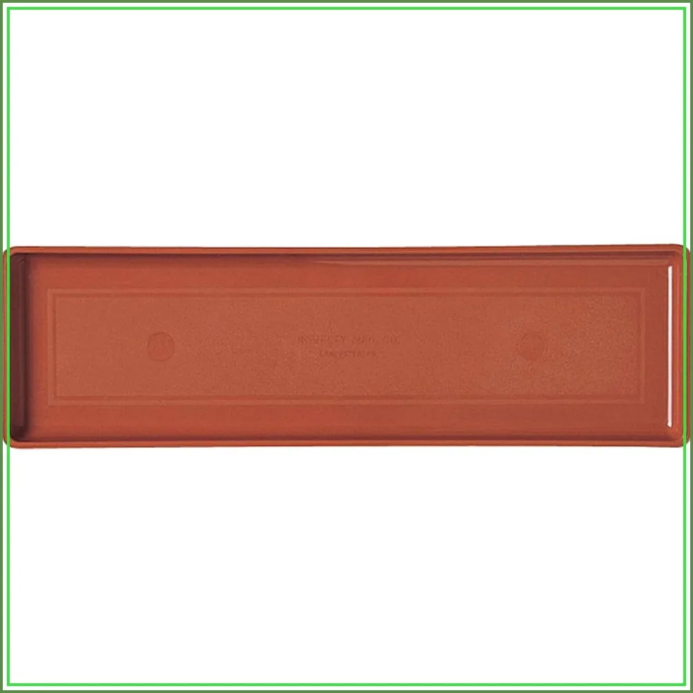 

Sturdy Flower Box Tray, 16.25x6.5 Inch, Protects Decks & Patios, Fits Most 18" Boxes