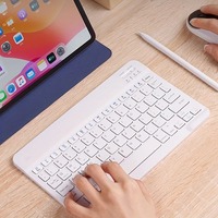 Bluetooth-compatible Keyboard For Android IOS Windows Slim Mini Wireless Keyboard For PC iPad Tablet Phone Keyboard