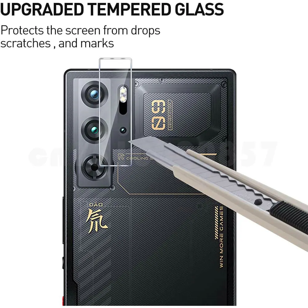 3D 9H Tempered Glass For ZTE Nubia Red Magic 10 9 9S Pro Screen Protector Lens Protector On For ZTE Nubia Red Magic 9 Pro Plus