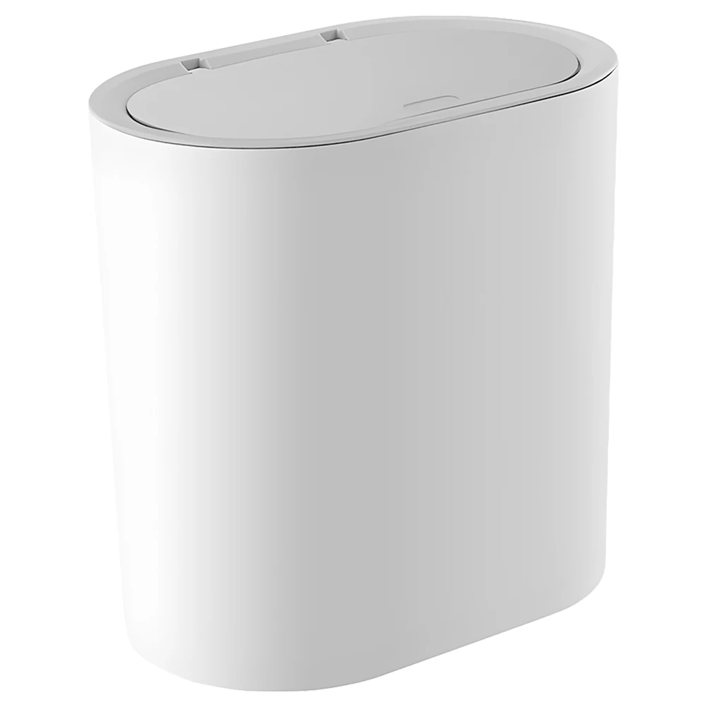 

Waste Bin Large Capacity Trash Can Garbage Cans Small Pp Bathroom Trashcan with Lid
