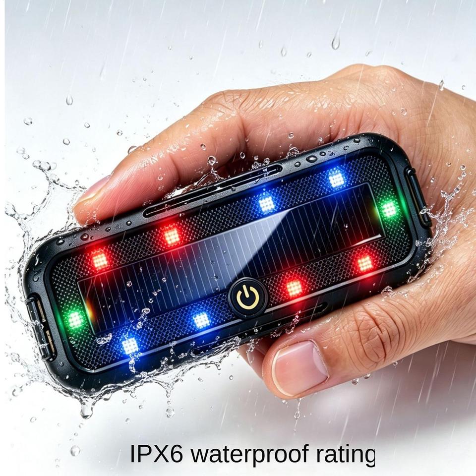  Waterproof Decorative Safety Lights,High Brightness Caution Lamp,Multifunctional For Motorcycles Trucks RV And Electric Bikes 