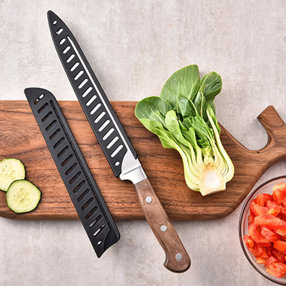 

6pcs Kitchen Protectors Plastic Cutter Kitchen Gadget Covers Chef Tool Sleeve Housewarming Gift