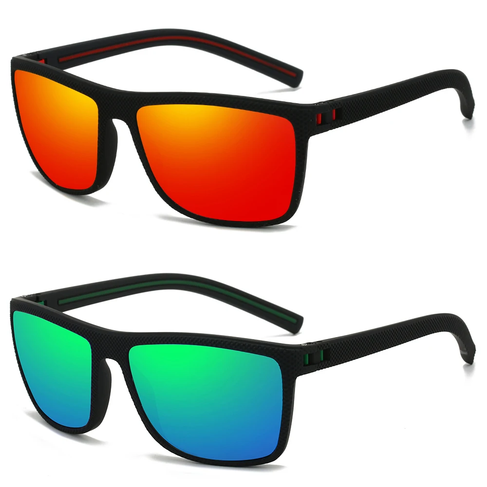1/2PCS Zonnebril Heren Gepolariseerde Dames UV400 Zonnebril Visbril Outdoor Sportbrillen