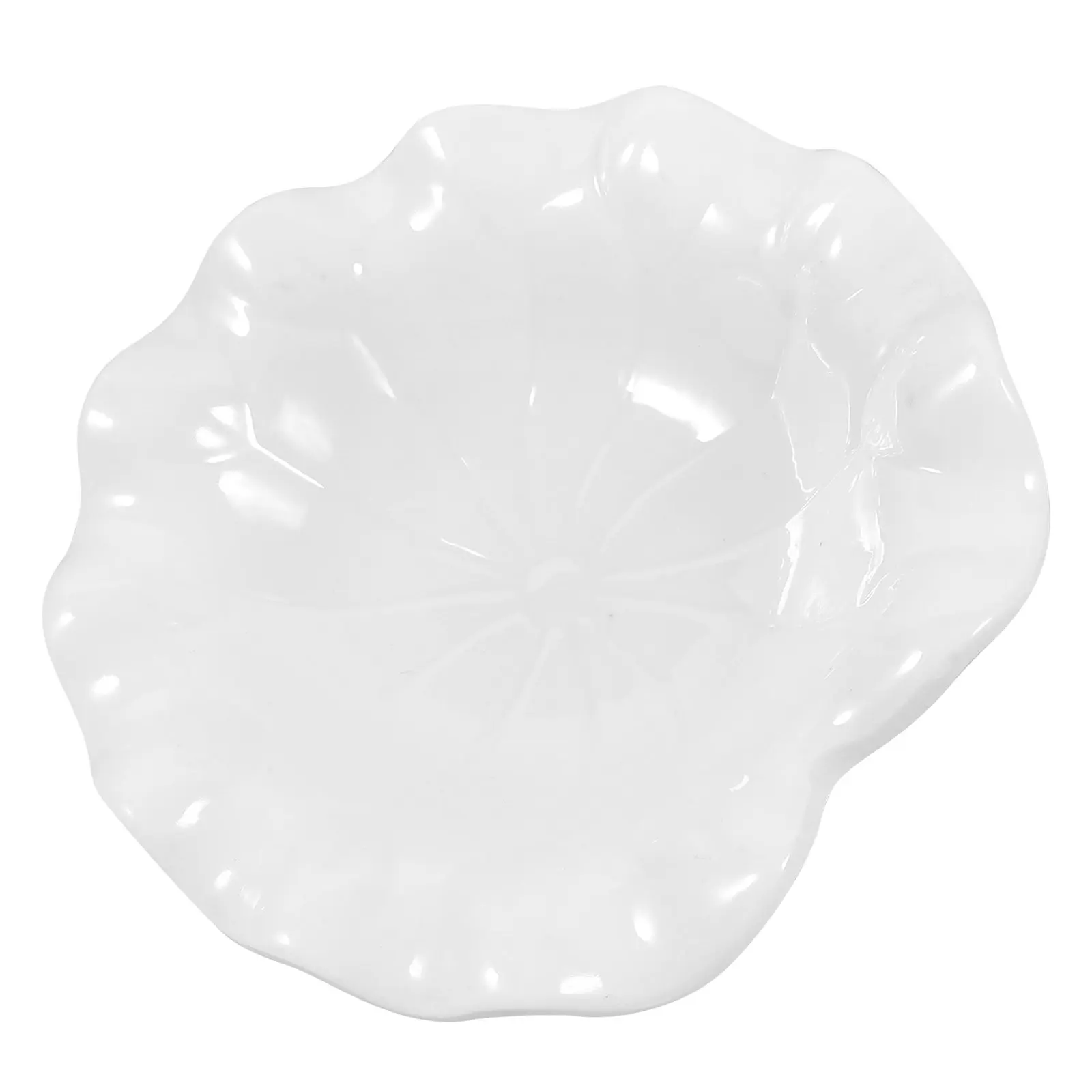 Melamine Dinner Plate – Flat Bottom Snack, Fruit & Appetizer Dish for Sharing, Dessert Serving & Storage