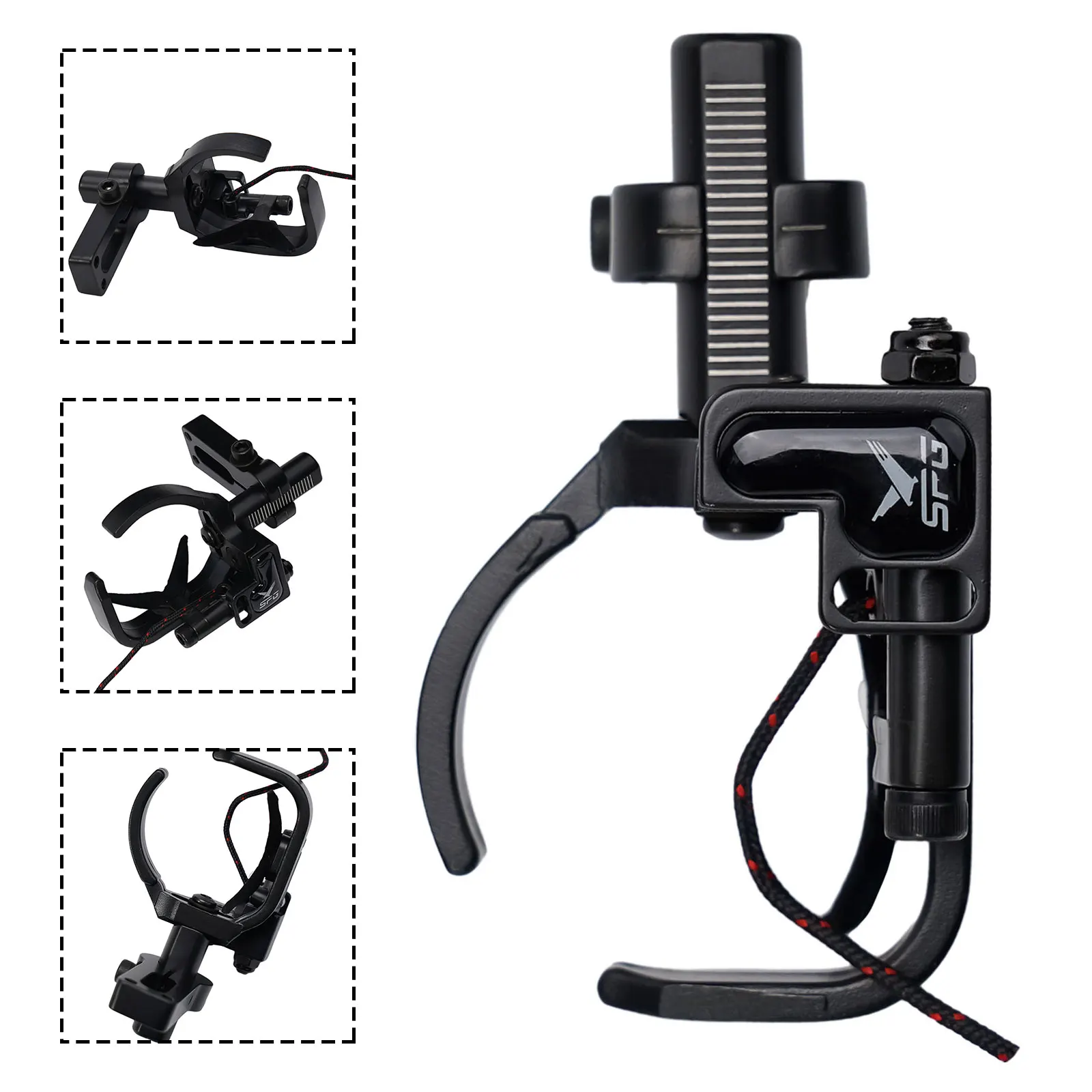 

Metal Compound Bow Arrow Rest Featuring Drop Away Design with 4 Way Adjustment and Noise Dampening Pads for Improved Accuracy