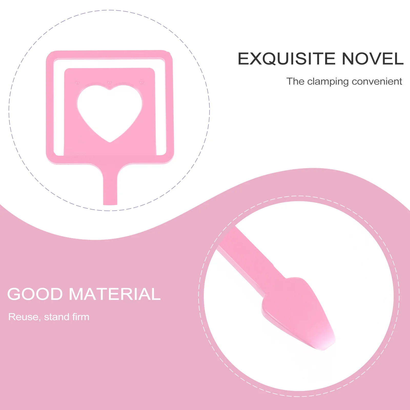 

50Pcs Plastic Floral Place Holders Creative Clips for Wedding Birthday Graduation Baby Shower Bouquet Supplies Memo Photo Note