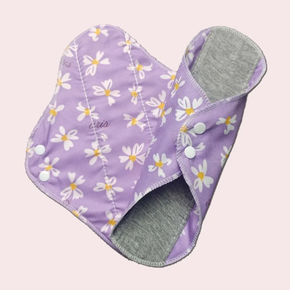 Pannolino per adulti riutilizzabile in cotone antiscivolo Morbido panno mestruale Sanitario Anziani Prevenire perdite di urina Mutandine lavabili Fodere per slip