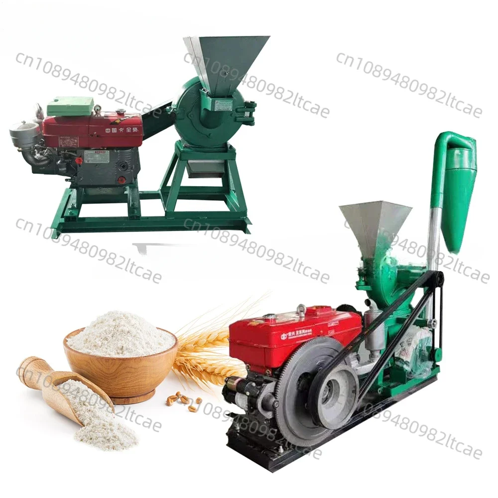 20HP Diesel Engine Corn Grinder Grinding Machine Flour Hammer Milling Machine Cassava Corn Maize Mill