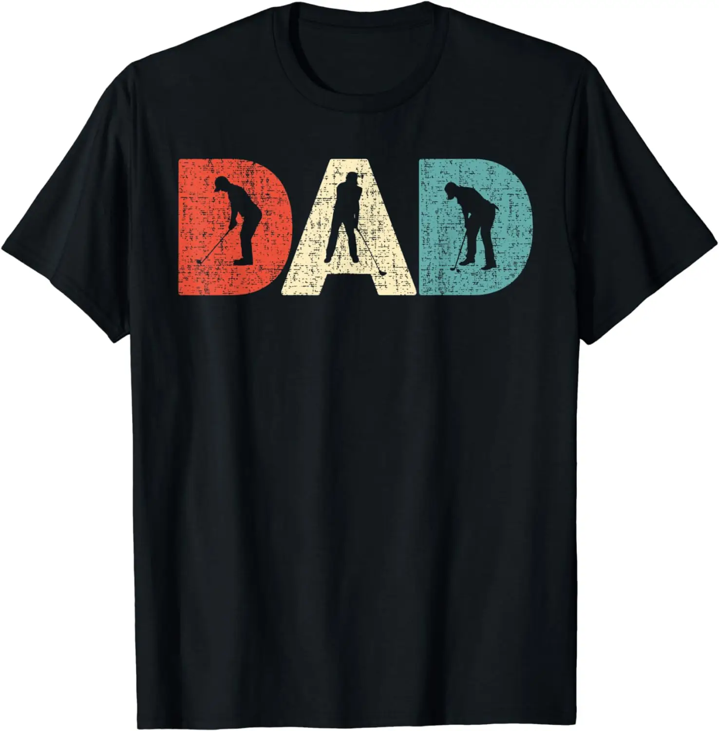 Mens Best Golfer DAD Papa by Par Golf Player Father's Day Daddy T-Shirt