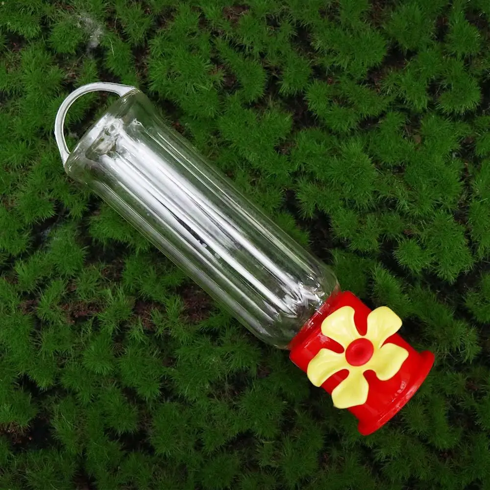 Bird Supplies Plastic Hummingbird Feeders Transparent Removable Hanging Bird Feeders Leak-proof with Hanging Wires Yard