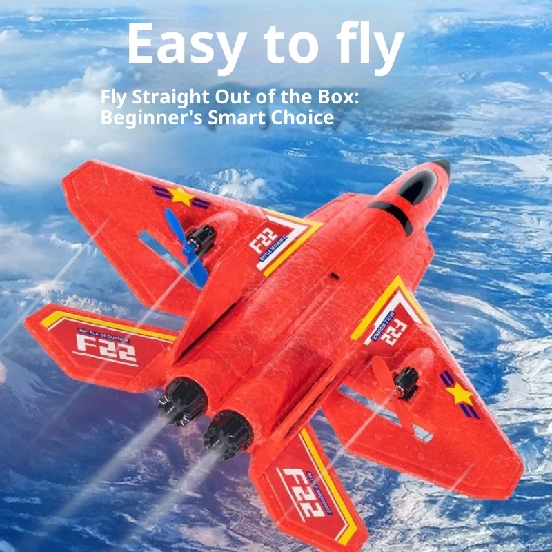 

Remote Control Airplane F22 Amphibious Land Air Sea Epp Foam Fixed Wing Waterproof Electric Glider For Outdoor Hobby Enthusiasts